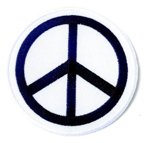 Plpatch Símbolo De Signo De La Paz, Círculo Blanco, Motocicl