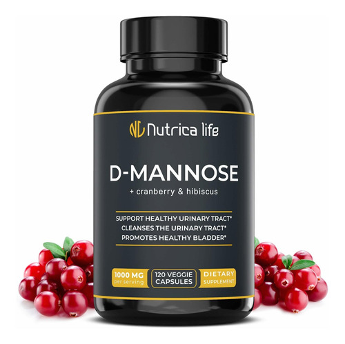 Nutrica Life D Mannose - Cpsulas De 1000 Mg - Potentes Pasti