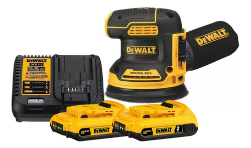 Lixadeira Roto Orbital Dewalt Dcw210 2 Baterias E Carregador