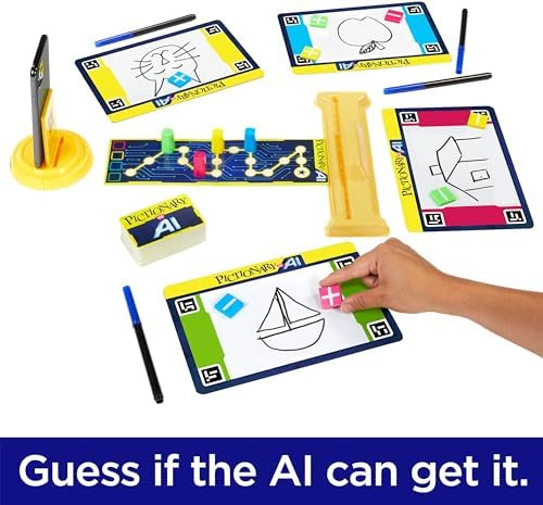 Juegos Mattel Pictionary Vs. Juego Familiar De Ia Para Niños