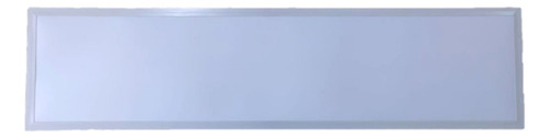 Lampara Techo Led Colgante 120x30 54w Luz Blanca 6500°k Ultra Delgada Alpha Y Omega Con 4 Soportes Para Techo O Colgante