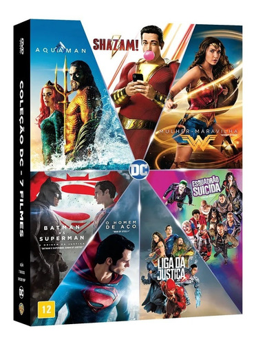Dvd Box Coleção Dc 7 Filmes - Original & Lacrado