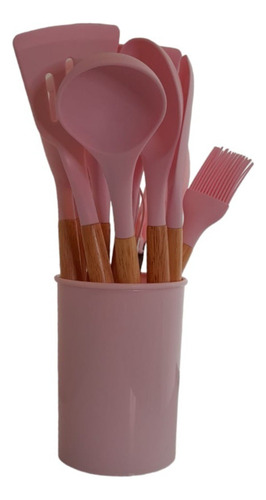 Set 11 Utensillos De Cocina Antiadherentes De Silicona