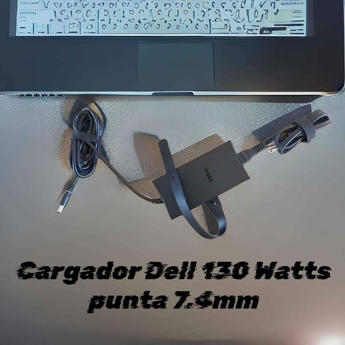 Cargador Dell 130 Watts 19.5v 6.7a/punta 7.4mm