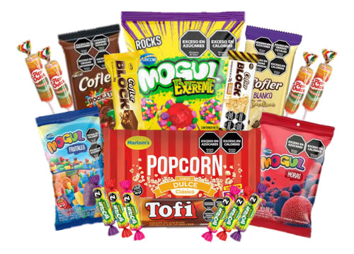 Box Caja Golosinas Para Pelis Pochoclos 2