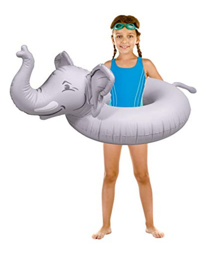 Flotadores Inflables Para Niños Gofloats Elephant Pool Float