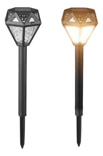 Luz Solar Solar Con Enchufe De Tierra Para Césped, 6 Unidade