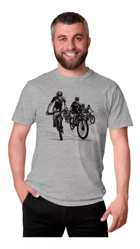 Camiseta Casual Bike Camisetas Blusas Masculino