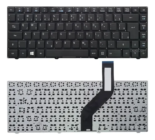 Teclado Compatível Acer Aspire Cloudbook Ao1-431-c4xg N15v2