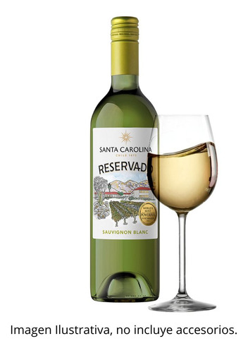 Vino Blanco Suavignon Blanc Santa Carolina Reservado 750ml
