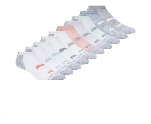 Paquete De 10 Calcetines Corte Bajo Para Niñas