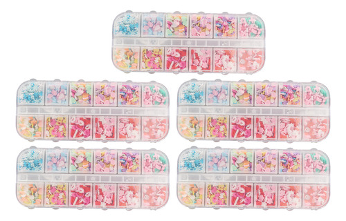 Precioso Abalorio De Goma Para Decoración De Uñas, 12 Tipos