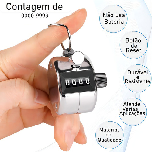 Contador manual para personas Entrada de control de acceso de 4 dígitos
