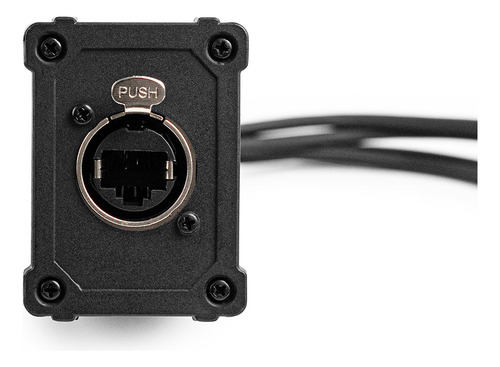 Medusa Sas Cat 1x4 Montada Com 4 Xlr Linha Macho Rj45