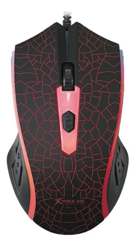 Imagen 2 de 4 de Mouse Optico Gamer Retroiluminado 4 Botones Xtrike Me Gm-206