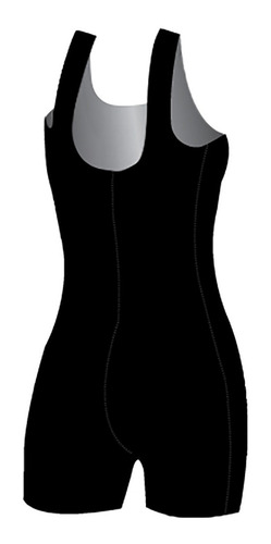 Traje De Baño Jammer Basico Media Pierna Niña Negro
