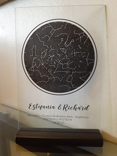 Mapa Personalizado Del Cielo Personalizado Nuestra 1° Cita !