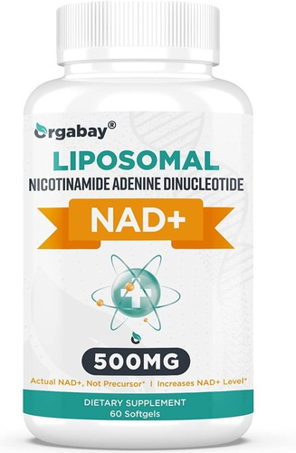 Liposomal Nad 500mg + Betaina Antienvejecimiento 60 Capsulas