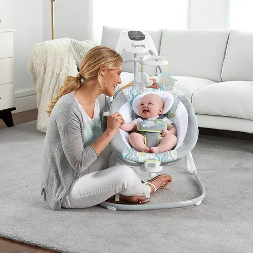  Silla de asiento para bebé, mecedora eléctrica