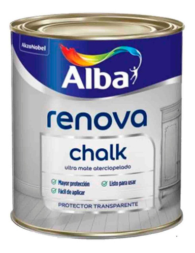 Chalk Paint A La Tiza Protector Transparente 1 Lts Alba Rex