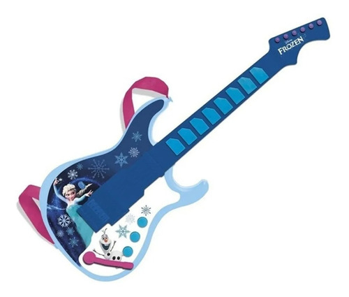 Guitarra Con Microfono Salida Mp3 Frozen Nikko 5388 Juguete 