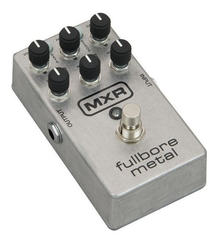 Imagen 2 de 6 de Pedal de efecto MXR Fullbore Metal M116 plateado