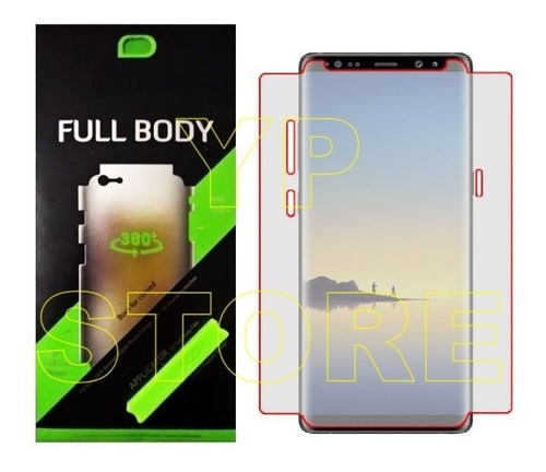 Película Galaxy Note 9 Gel (360) Full Body Frente Verso