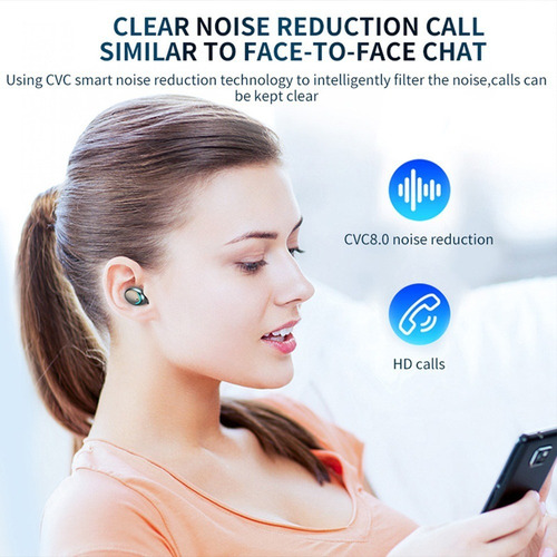 Imagen 5 de 10 de Audífonos Inalámbricos Bluetooth 5.0+ Powerbank + Sonido A1