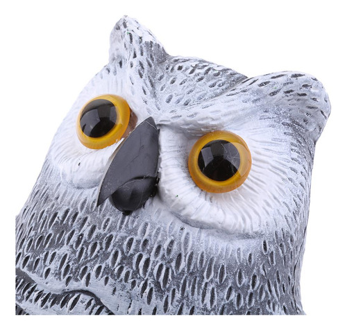 Garden Yard Scarer Decoy White Gray 26x13x11cm
