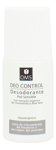 Oms Deo Control Desodorante Roll On Piel Sensible