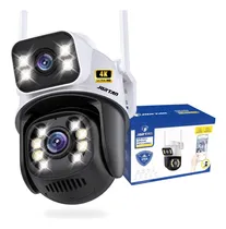 Comprar Câmera De Segurança Ip Wi-fi Sem Fio Monitoramento Casa Cor Branco