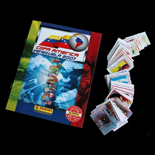 Imagen 1 de 8 de ¬¬ Álbum Fútbol Copa América 2007 Panini Completo A Pegar Zp