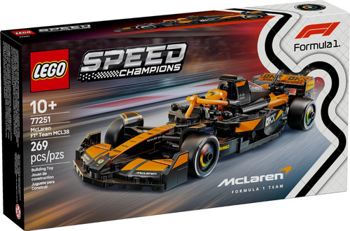 Set de construcción F1 Lego Speed Champions McLaren 6527012 269 piezas