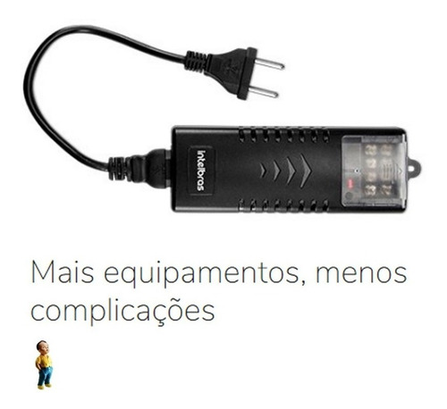 Imagem 2 de 5 de Ef 1203+ Fonte De Alimentação Bivolt 12,8v 3a Intelbras