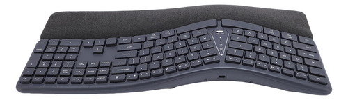 Teclado Dividido, Sem Fio, Ergonômico, Almofadado, Apoio De
