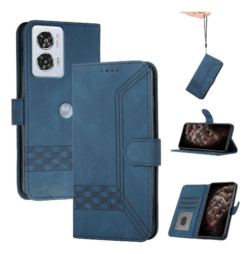 Compatible Con Cartera Motorola Edge 50 Fusion Con Pu
