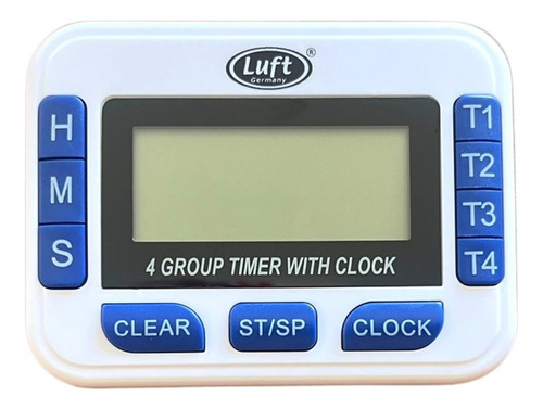 Cuádruple Timer Digital Luft 4 Temporizadores Reloj