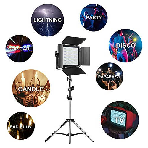 Luz De Vídeo Led Gvm Rgb Con Kits De Iluminación, 680rs 50w