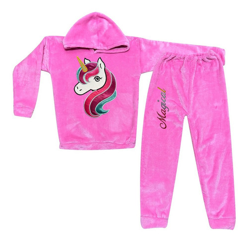 Pijamas Térmicas Para Niñas Unicornio