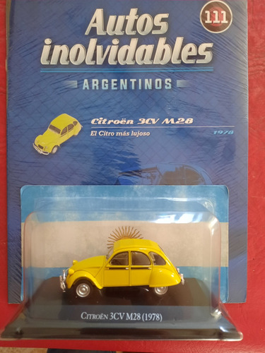 Autos Inolvidables Argentinos N111 Citroën 3cv M28