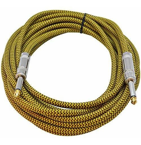 Audio Sismico - Sagcsyw-18 - Cable De Guitarra De Tela Teji