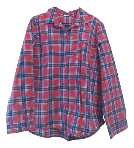 Camisa Escosesa De Mujer Otoño 2021 Nueva Mangas Largas