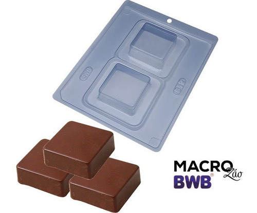 Forma Bwb Silicone Pao De Mel Quadrado Ref812