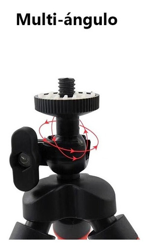 Tripode Flexible 18 Cm Soporte Adaptador Celular Tablet Foto