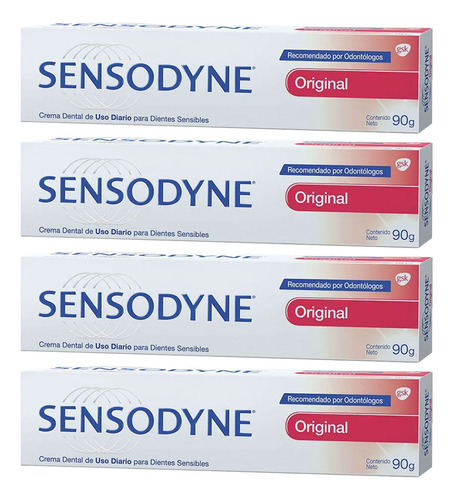 Pack Crema Dental Sensodyne Original 90 Gr