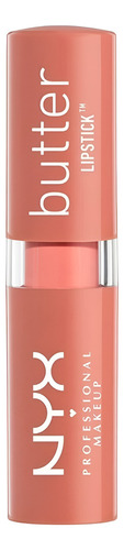 Lápiz Labial Nyx Cosmetics Con Acabado Satinado Color West Coast Bls09