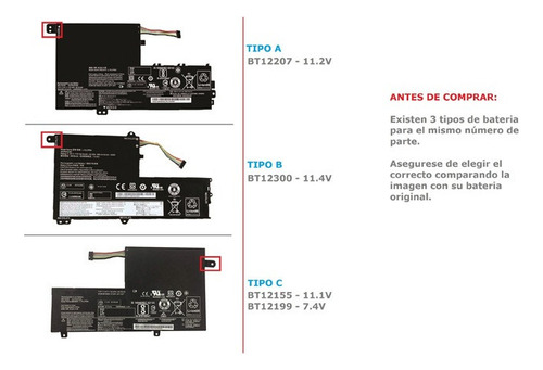 Bateria Compatible Con Lenovo 7000-13ast Facturada