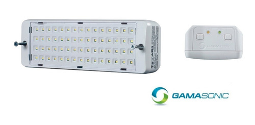 Luz De Emergencia Gamasonic Gs30 30 Leds 6hs Autonomia Max.