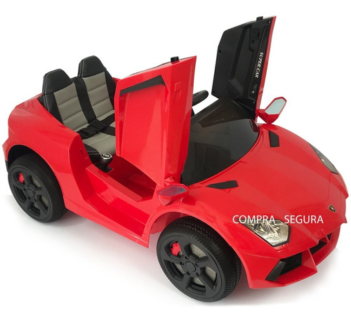 Imagen 4 de 10 de Carro Moto Electrico Niños Lamborghini Llanta Caucho Control
