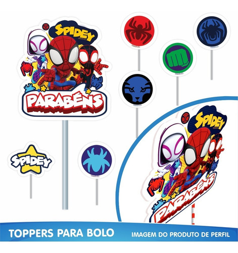 Imagem 7 de 10 de Kit Festa Fácil Spidey E Amigos - Decoração De Aniversário